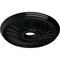 Ekena Millwork Berkshire Ceiling Medallion (Canopies up to 6 3/8"), 20 1/8"OD x 3 7/8"ID x 1 7/8"P, Black Pearl CM20BE1BPS - alternate 3